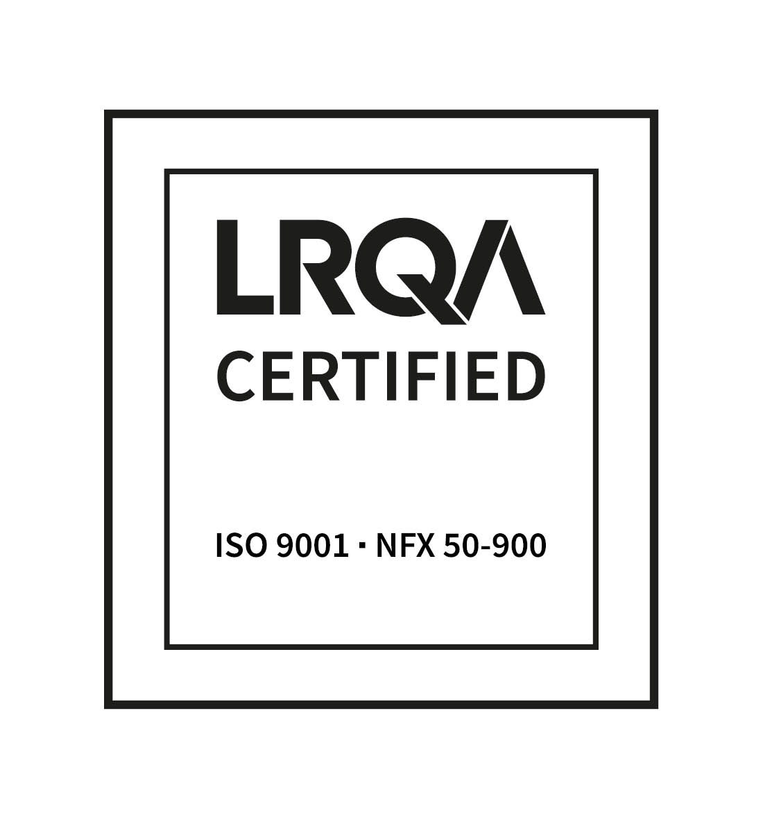 ISO 9001 and NFX 50 900